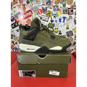Size 9.5 - Jordan 4 SE Retro Low Craft - Olive 100% Authentic